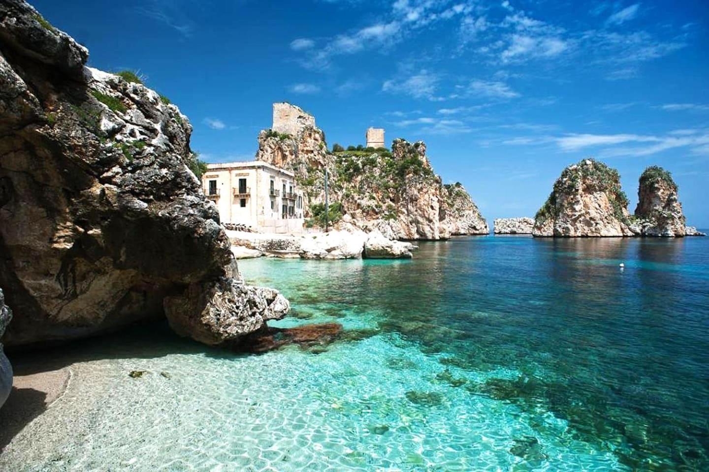 Villa Hibiscus Scopello Scopello  Esterno foto